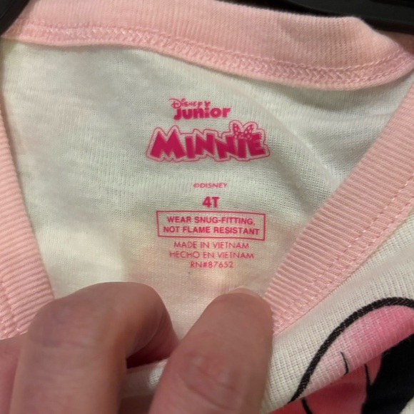 NWT *Bundle* Disney girls pajamas set and blanket sz 4T - Picture 4 of 7